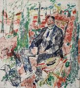 Rik Wouters Man with Straw Hat. France oil painting artist